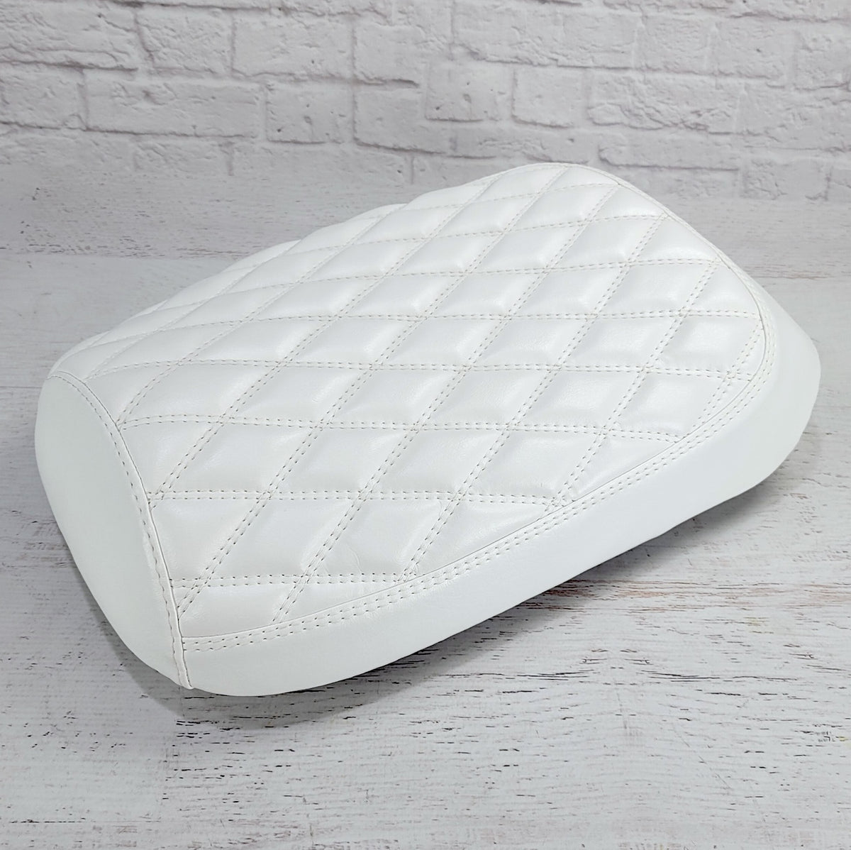 Honda Ruckus white diamond seat cover