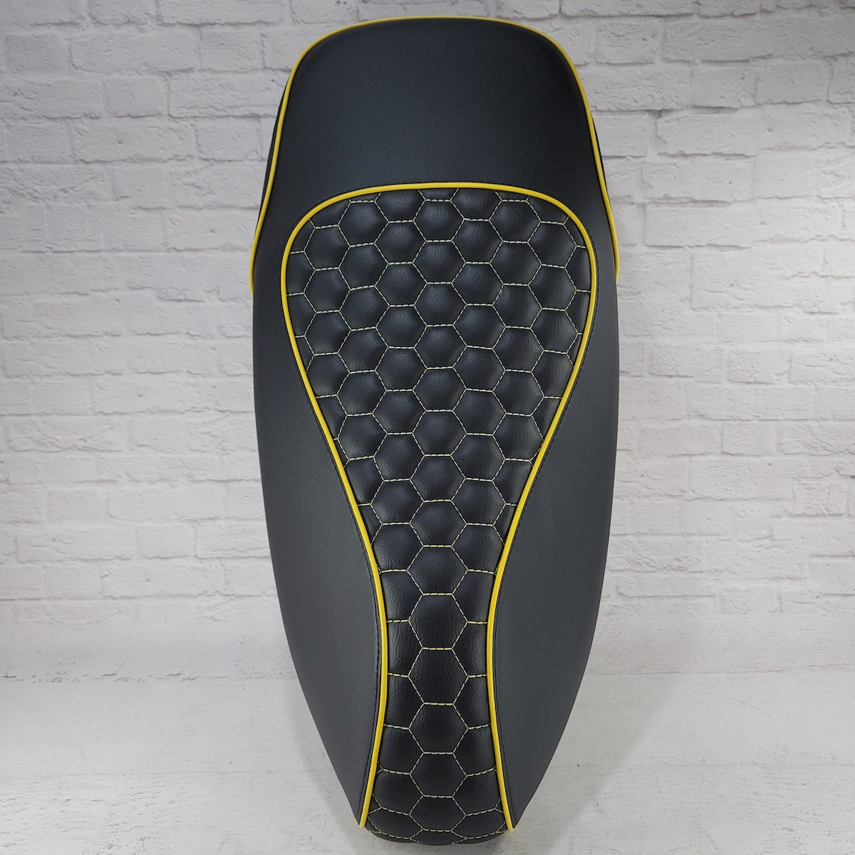 Vespa GTS hexagon seat cover by Cheeky Seats