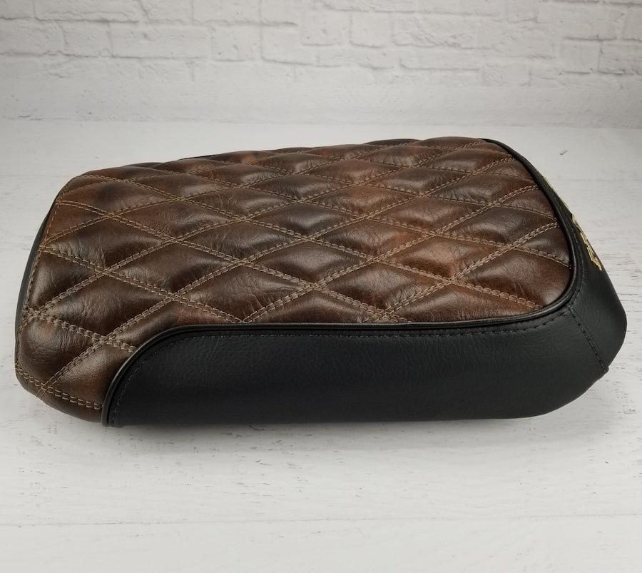 Honda Ruckus Tobacco Brown diamond seat cover