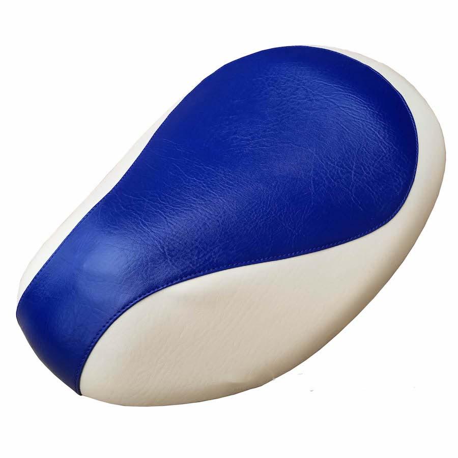 READY TO SHIP! 2002 - 2011 Honda Metropolitan Classic Two Tone Seat Cover, handmade Honda Metropolitan seat cover by Cheeky Seats, product detail view 3