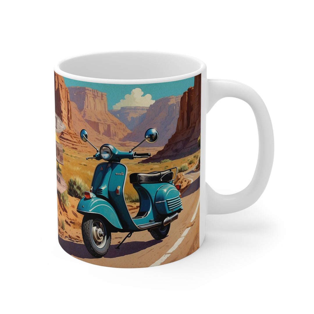 Vintage Vespa Scooter Coffee Mug