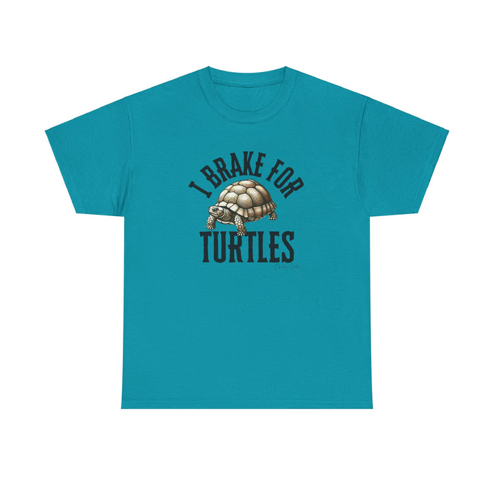 I Brake for Turtles Scooterist T Shirt by Cheeky Seats