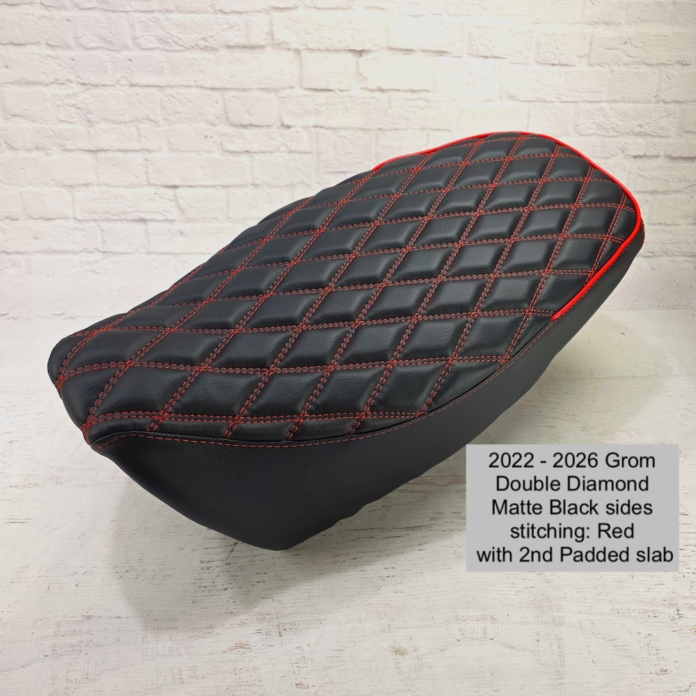 Workshop Extras - 2022–2026 Honda Grom Seat Covers - Same Day Shipping