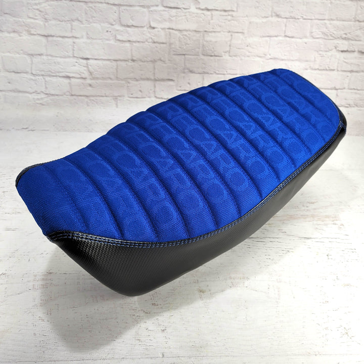 2022 - 2025 BLUE RECARO Honda Grom Seat Cover Padded Tuck and Roll MSX125