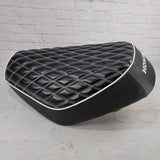 Honda Elite SA50 Double Diamond Seat Cover, handmade Honda Elite SA50 seat cover by Cheeky Seats, featured product view
