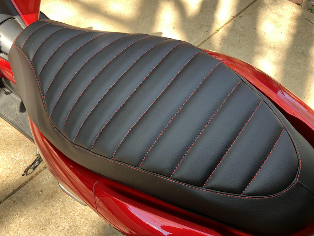 2010 - 2013 Honda PCX Padded Seat Cover - Lose the Hump!