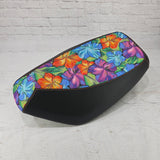 Honda Dio 1 & 2 Hawaiian Mahalo Flower Seat Cover, handmade Honda Dio seat cover by Cheeky Seats