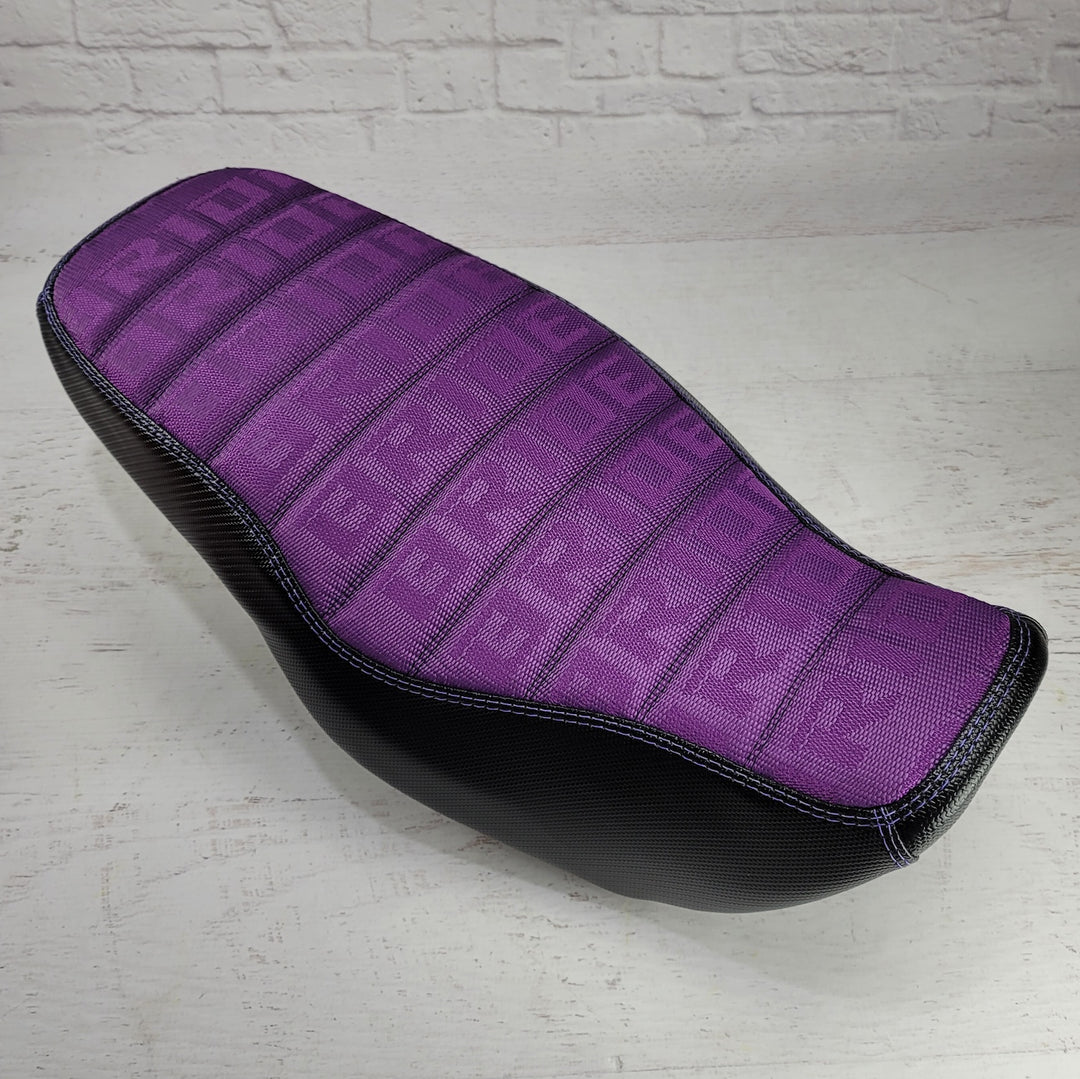 READY TO SHIP! Honda Grom PURPLE BRIDE Seat Cover Padded Tuck and Roll MSX125