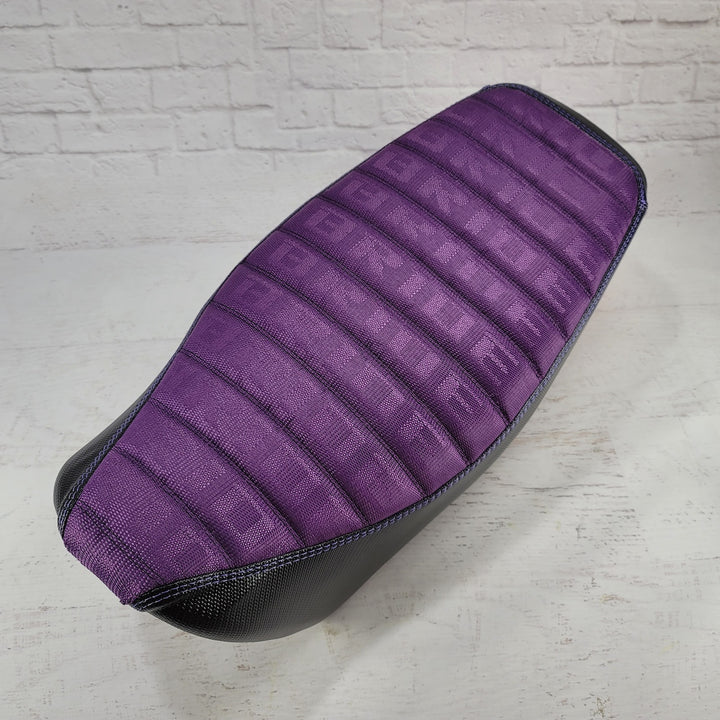 READY TO SHIP! Honda Grom PURPLE BRIDE Seat Cover Padded Tuck and Roll MSX125