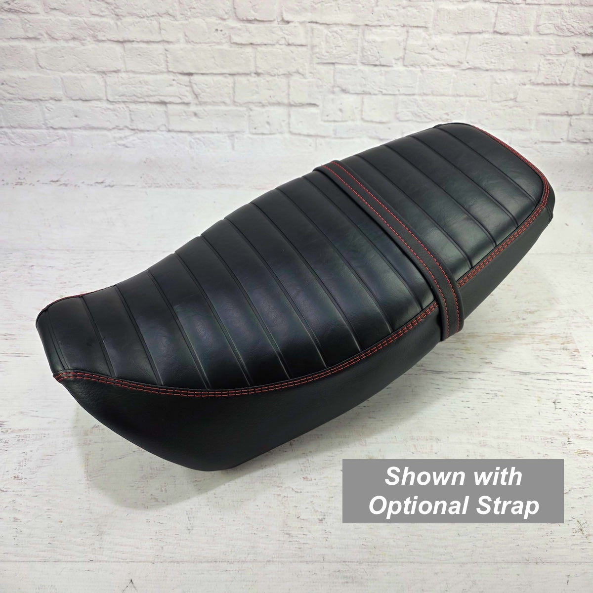 Honda Grom WATERPROOF Pleat Seat Cover MSX125, handmade Honda Grom seat cover by Cheeky Seats, product detail view 3
