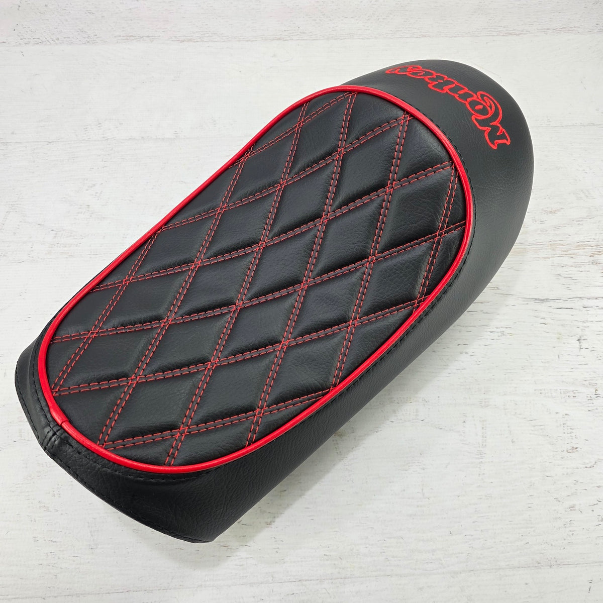 Honda Monkey KITACO black double-diamond seat cover