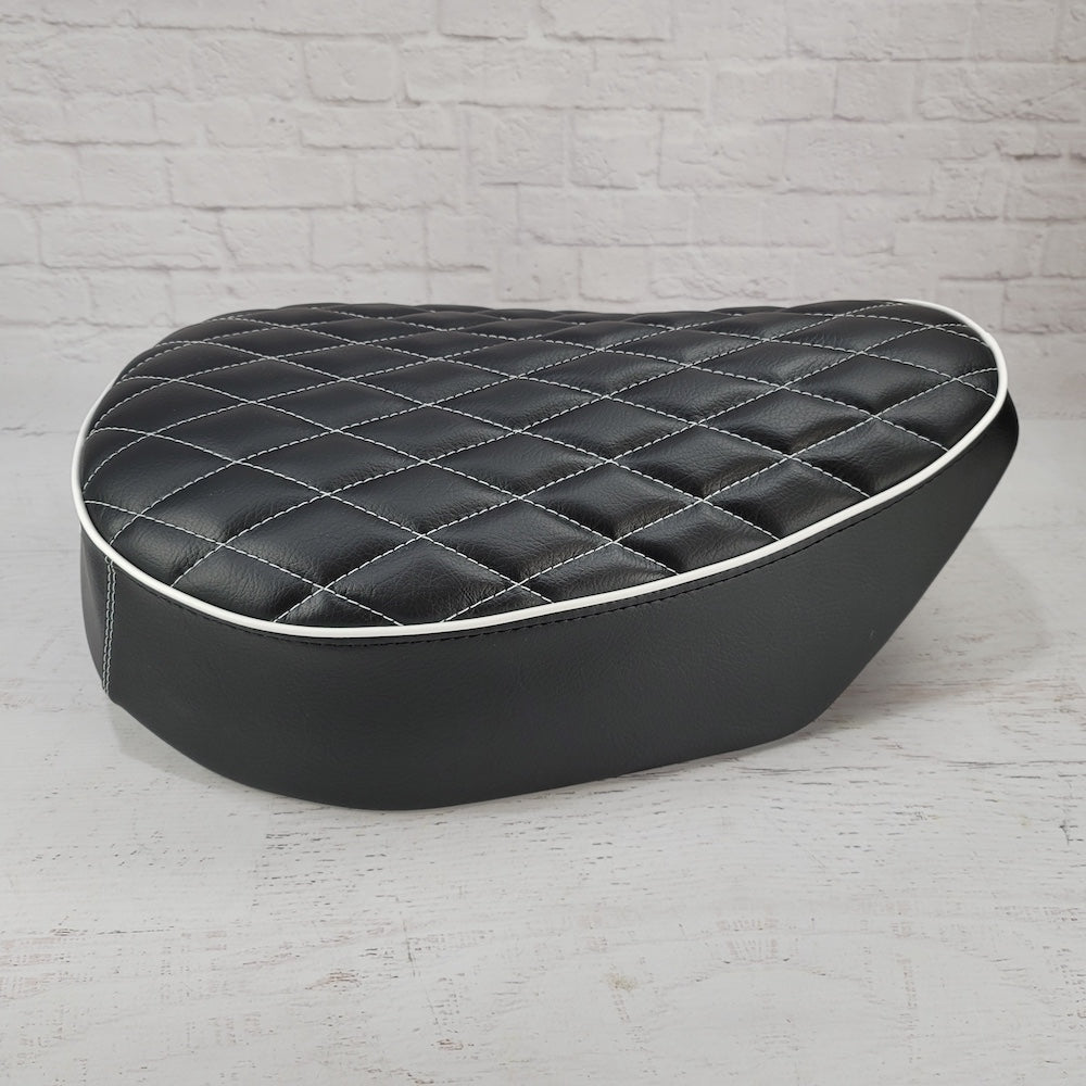 Honda Monkey single diamond stitch seat cover with piping