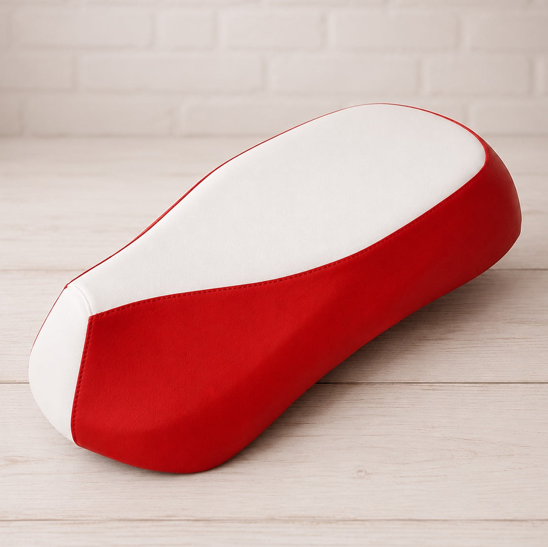Sym Mio 50 - 100 - 110 Seat Cover White and Red