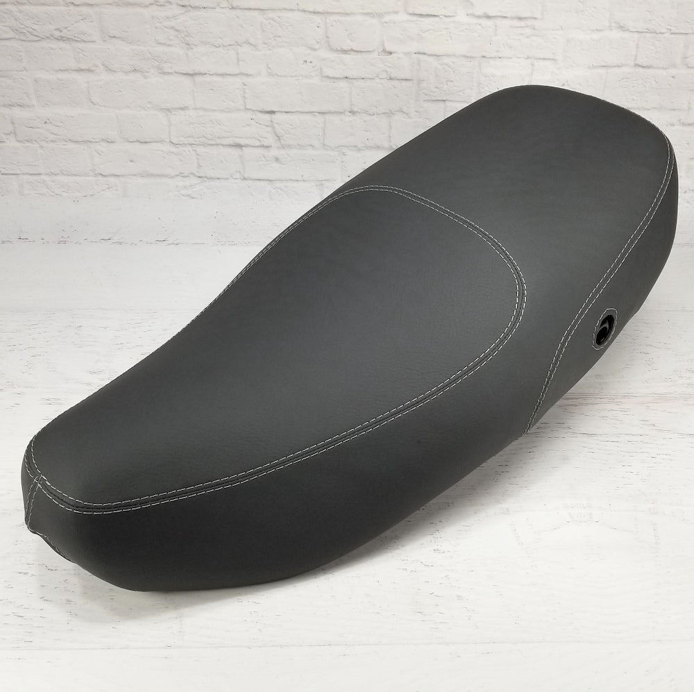 Vespa LX dark gray seat cover by Cheeky Seats