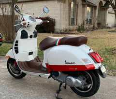 Vespa GTS 250 300 Seat Cover Whiskey Brown