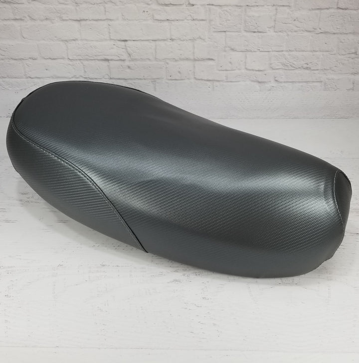 Yamaha Zuma II BWS Gray Carbon Fiber Scooter Seat Cover - Waterproof