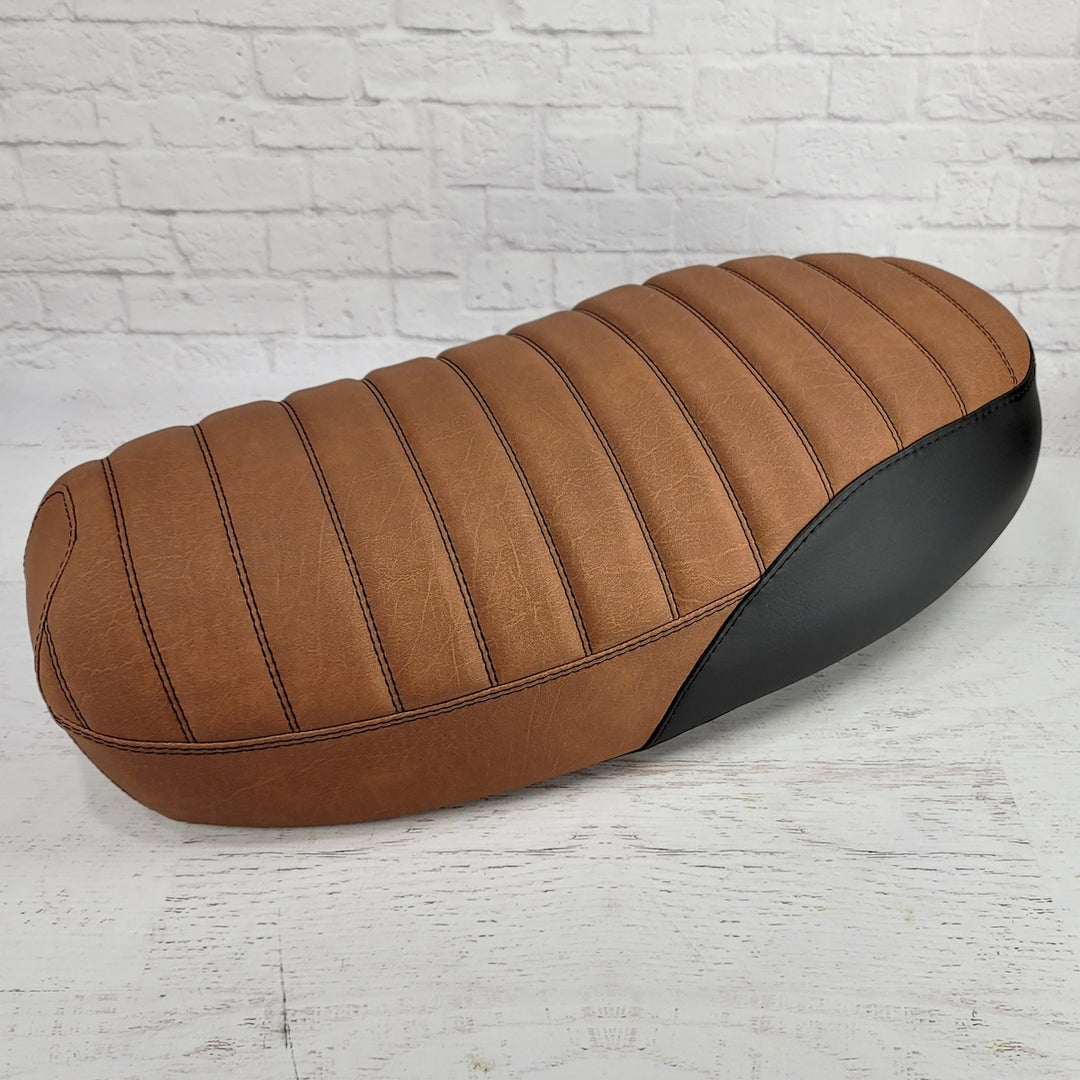 Yamaha Zuma II BWS Prebug Slickrock Brown Tuck and Roll  Padded Seat Cover