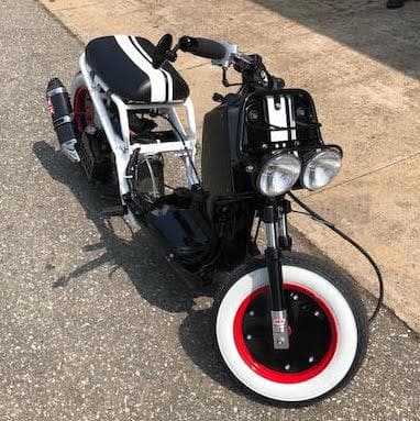 Honda Ruckus Racing Stripes Seat Cover Cheeky Seats