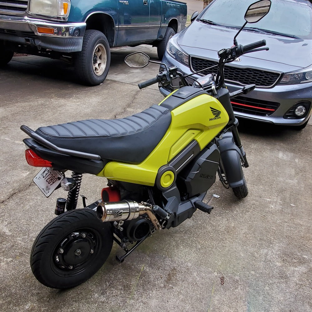 Honda Navi tuck-and-roll seat cover installed