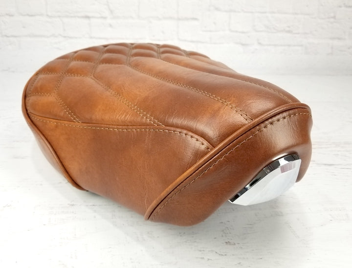 Honda Super Cub / Trail Chestnut Diamond Pleat Seat Cover