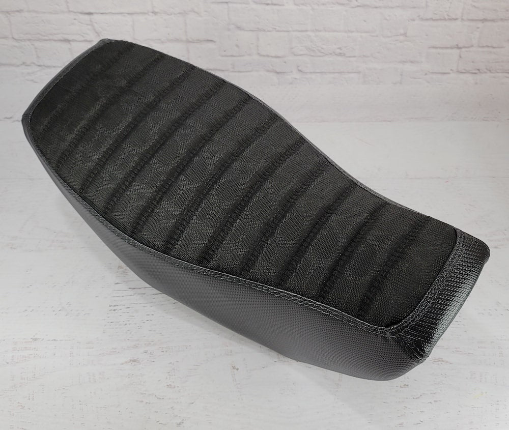 Honda Grom RECARO Seat Cover, handmade Honda Grom seat cover by Cheeky Seats, product detail view 6
