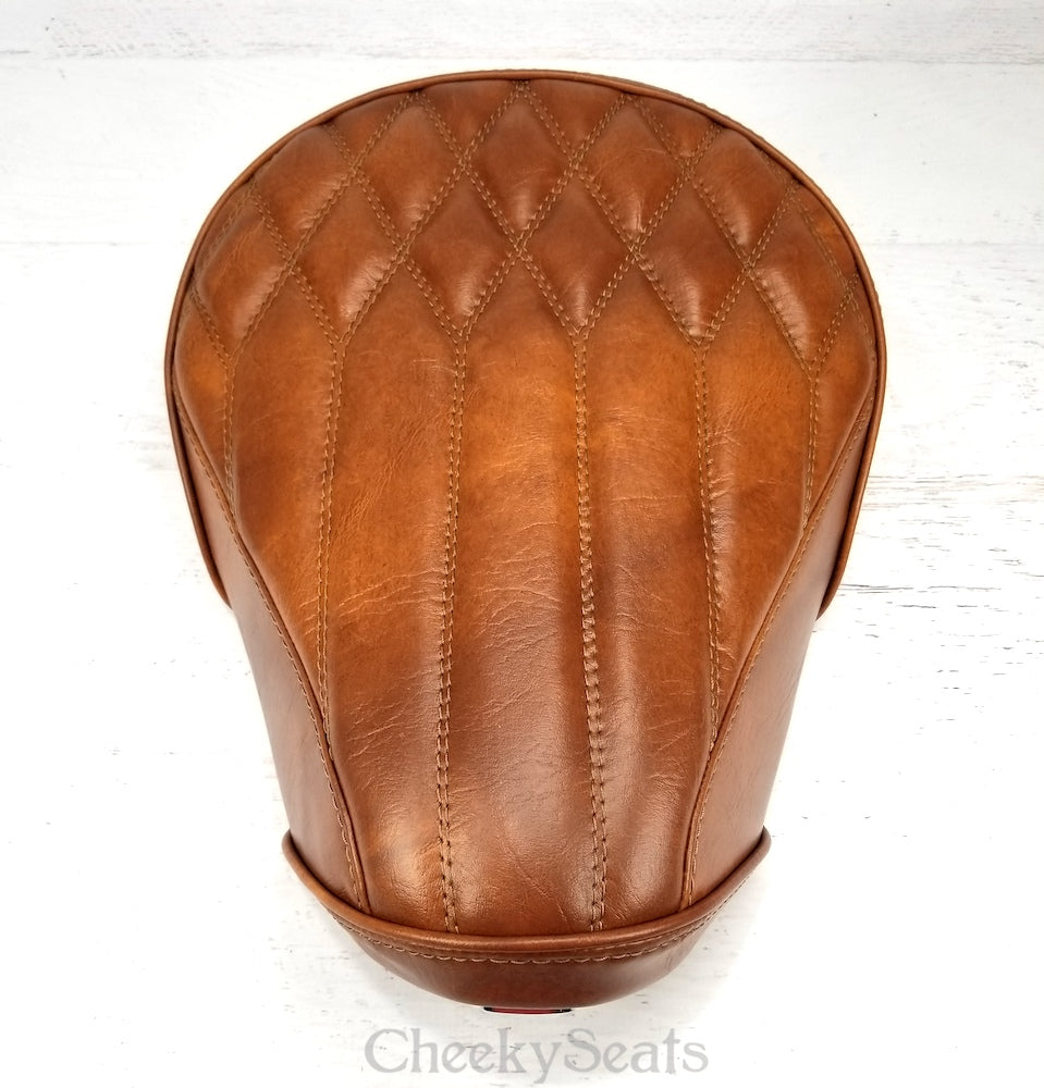 Honda Super Cub / Trail Chestnut Diamond Pleat Seat Cover