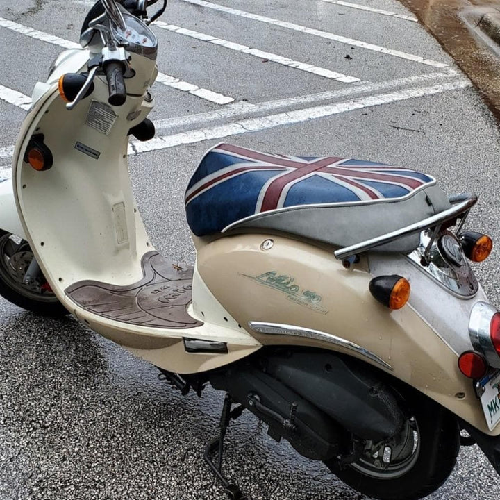 Cheeky Seats Sym Mio Union Jack Seat Cover British Flag