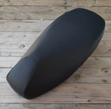 Vespa GT200 classic black seat cover by Cheeky Seats