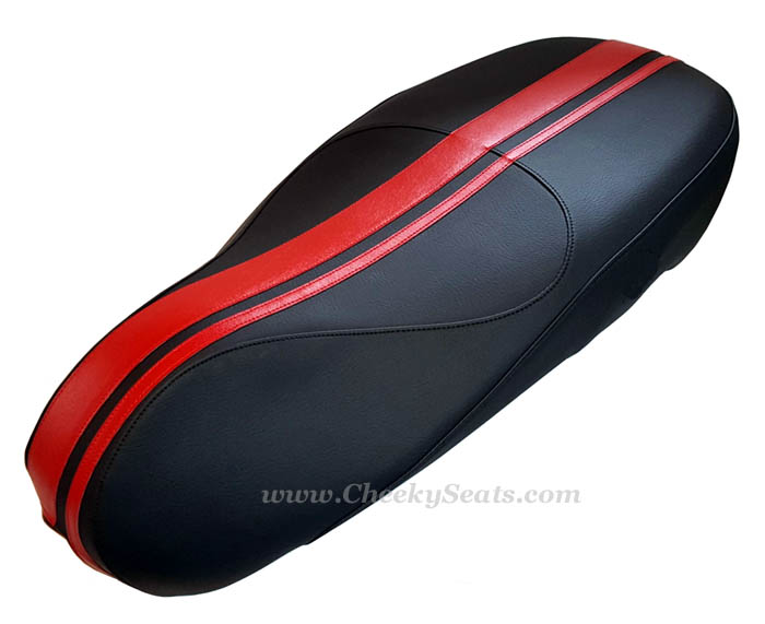 Vespa Sprint Dual Racing Stripe Seat Cover