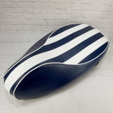 Vespa Sprint / Primavera Yacht Club Stripes Seat Cover by Cheeky Seats
