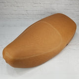 Vespa LX golden tan seat cover by Cheeky Seats