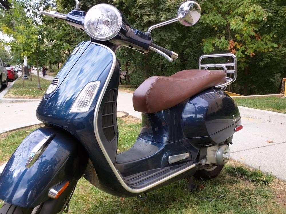 Vespa GTS 250 300 Seat Cover Whiskey Brown