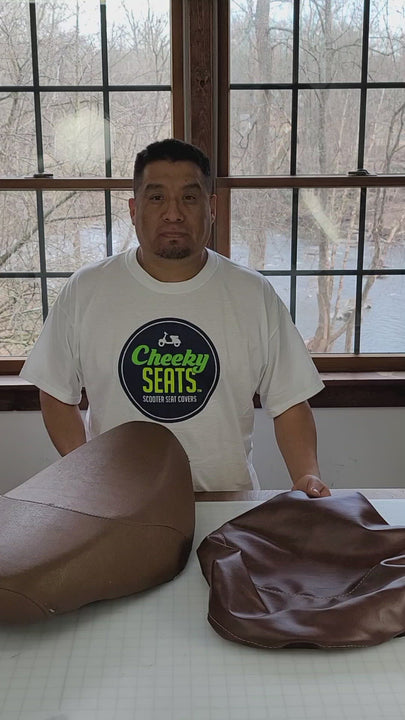 Genuine Buddy Seat Cover installation, by Cheeky Seats 
